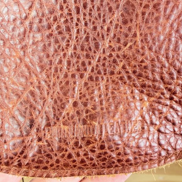 Portland Leather Goods Bucket Backpack Purse 100% Quality Leather Nutmeg main image 4